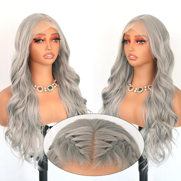 Gray Beauty Lace Front Wig